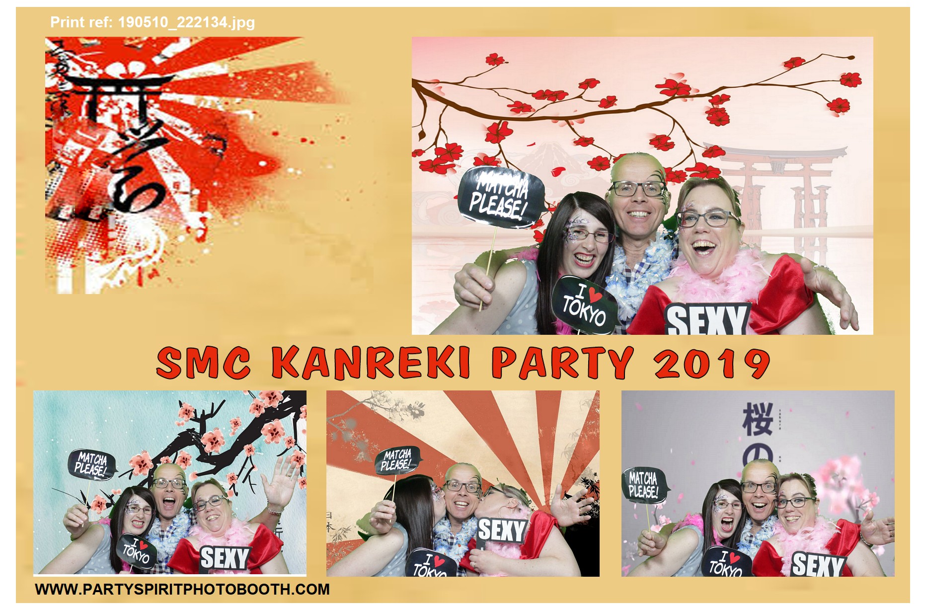 60th Japanese Theme Event | View more photos from the event at gallery.partyspiritphotobooth.com/u/PartySpiritPhotoBooth/60th-Japanese-Theme-Event